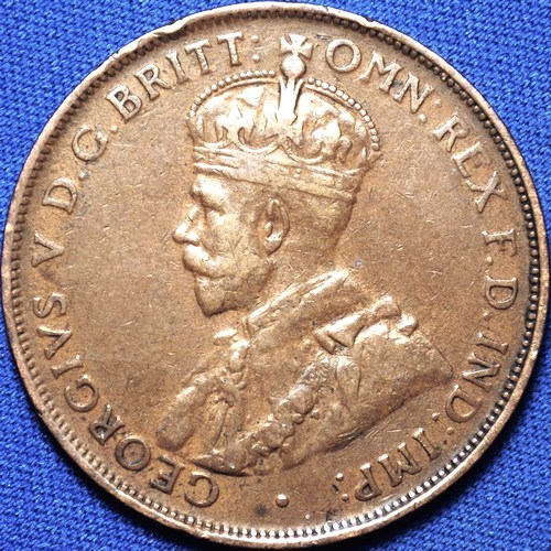 1927 Australian Penny, 'good Fine'